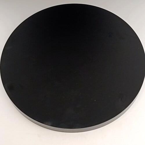 1pc Natural black obsidian stone circle disk round plate fengshui mirror for home & office decoration