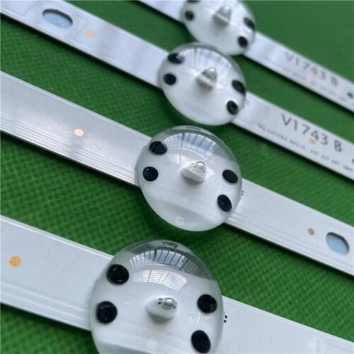 40Pieces/lot 10 lamp for LG SUNG WEI55V0 E74739 94V-0 43" V17 art3 2867 TV 43LJ614V 43LV340C 43UJ670V 43UJ6565 43UJ6525 100%NEW