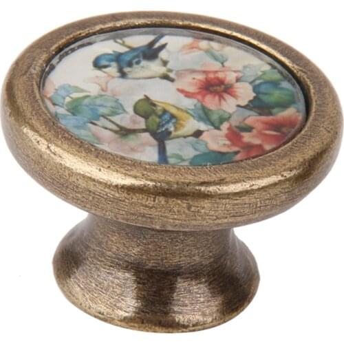 Retro Mini Small Drawer Handles Kitchen Cupboard Cabinet Knobs Chest Pull Handle, Zinc Alloy