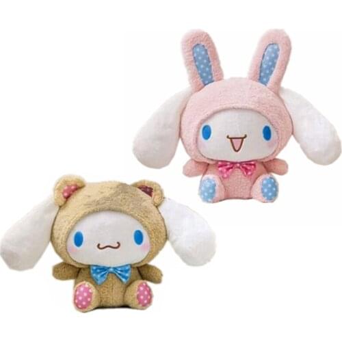 New Kawaii Anime Bunny Cat White Dog Plush Kids Stuffed Toys For Children Gifts 36CM