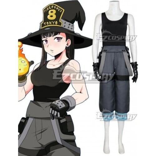 Fire Force Enen No Shouboutai Maki Oze Halloween Christmas Party Clothings Adult Outfit Suit Cosplay Costume E001