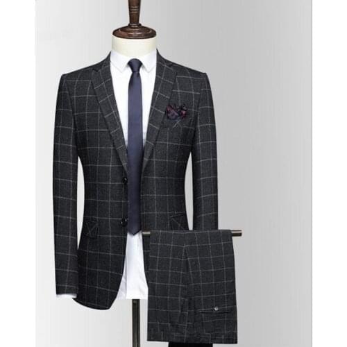 SHIERXI Men's Business Suits
