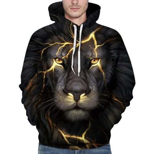3D Print Wolf Boys Hoodies Coats Spring Autumn Outerwear Kids Hooded Sweatshirt Clothes Children Long Sleeve Pullover Tops