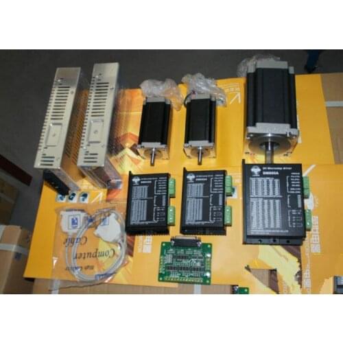 EU STOCK 3Axis Nema34 stepper motor and motor driver DM860A 1600OZ& Nema23 Stepper Motor 425OZ stepper motor driver DM542A CNC