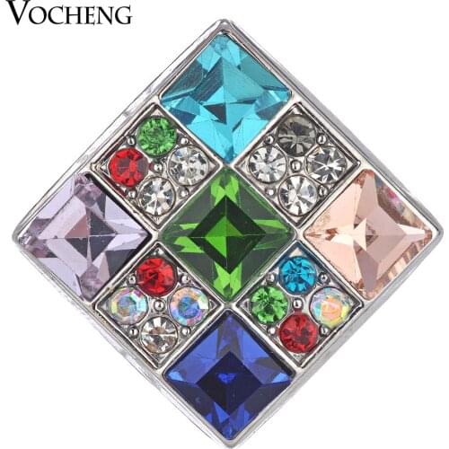 Vocheng Ginger Snap Square Shape 3 Colors 18mm Filled Crystal Vn-1641
