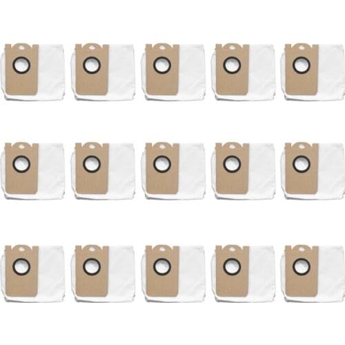 15Pcs for Proscenic M7 Pro M8 Pro Robot Vacuum Cleaner Leakproof Dedicated Dust Bag Replacement Accessories Parts