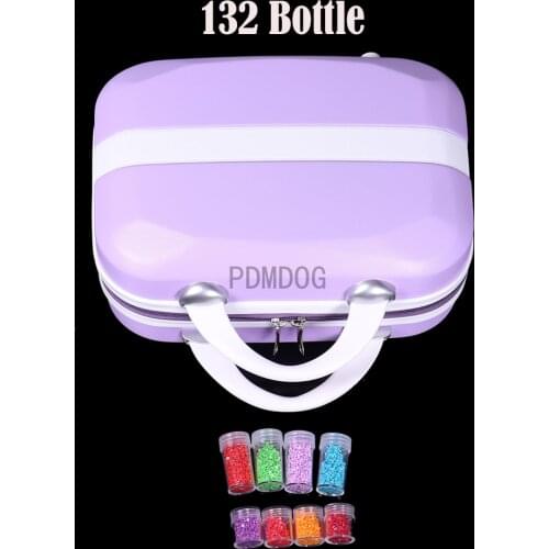 30/132 boxs diamond painting box Diamond Embroidery Accessories diamond mosaic Carry Case Container Storage Box Hand Bag Tools