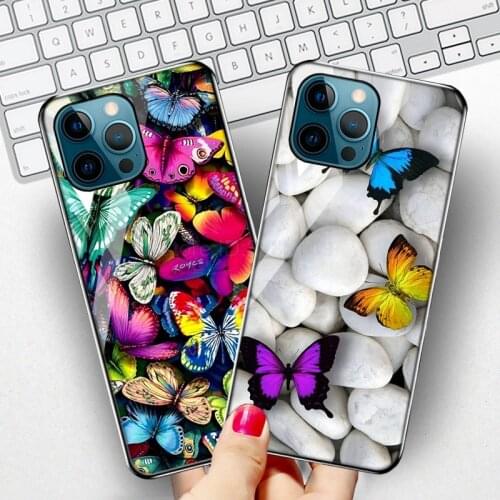 For Iphone 12 Case 11 Case Luxury Tempered Glass For Iphone XR 12 Pro Max X XS 8 Plus 7 6 6S 12ProMax SE 2020 10 11promax Funda