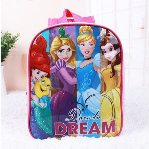 Disney Anime Frozen 2 Childrens Backpack Marvel Spideman 3D Printing Student School Bag Kids Backback To School Supplies