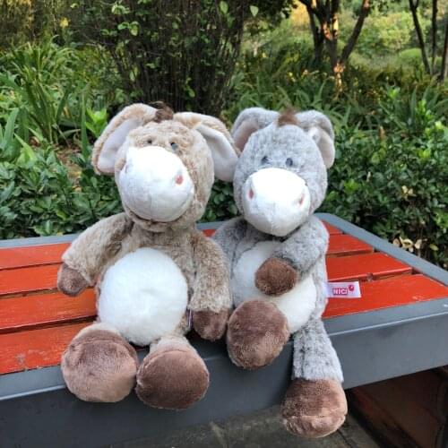 35cm Original Gray Ee yore Donkey Stuff Animal Cute Soft Plush Toy Doll Birthday Children Gift Collection Free Shipping