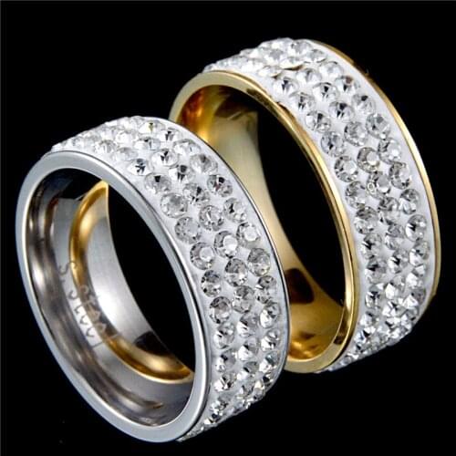 ICAM Rings With Cubic Zirkonia For Women