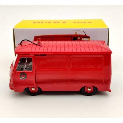 1/43 Atlas Dinky Toys 570 P Fourgon P~geot J7 Version Pompiers Diecast Models Car Gifts