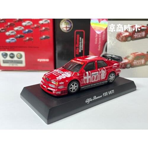 1/64 KYOSHO Alfa Romeo 155 V6 Ti #7 DTM LM F1 RACING Collection of die-cast alloy car decoration model toys
