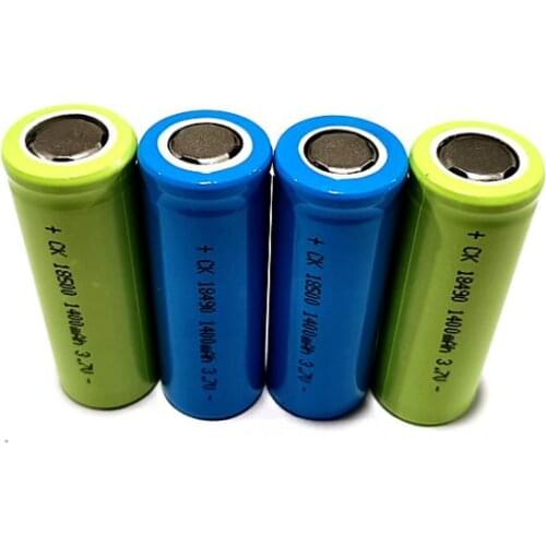 10PCS Lithium battery 3.7v 18490 rechargeable 4.2v 1400MAH