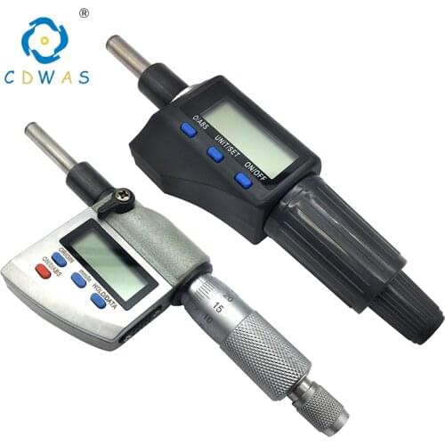 Digital Display Micrometers Head 0-9.5 mm Spiral Micrometer 0.001mm High Precision Measuring Tools Micrometer Heads