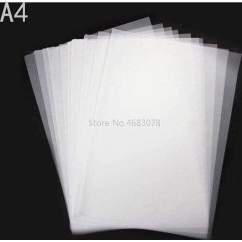 50/100pcsA4 Sulphuric acid Translucent Tracing Paper DIY Copying Calligraphy Drawing Supply also for Laser Inkjet Printer Copier