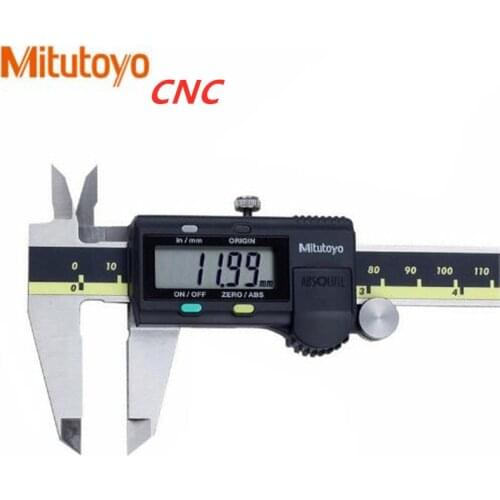 Mitutoyo CNC Caliper Absolute 500-196-30 Digital Calipers Stainless Steel Inch/Metric 8" 0-200mm Range -0.001" Accuracy 0.0005"