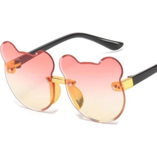 Childrens Sunglasses Fashion Baby Sunglasses Glasses Trendy Girls Boys Cute Cartoon Bear Sunglasses Anti-glare Anti-radiation