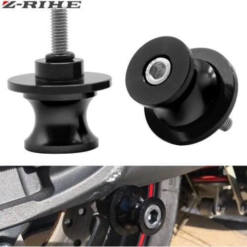 Motorbike Stands M6-M10 Aluminum Swingarm Spools Slider Stand Screws Blue For YAMAHA R25 YZF R25 YZF-R25 2001-2004 2005 2006