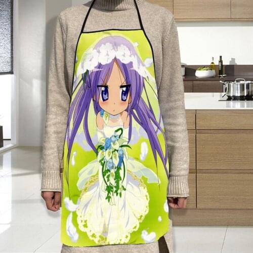 Lucky Star Apron Oxford Cloth Waterproof Men/Women Kitchen Apron Household Cleaning For Home And Kitchen Accessories