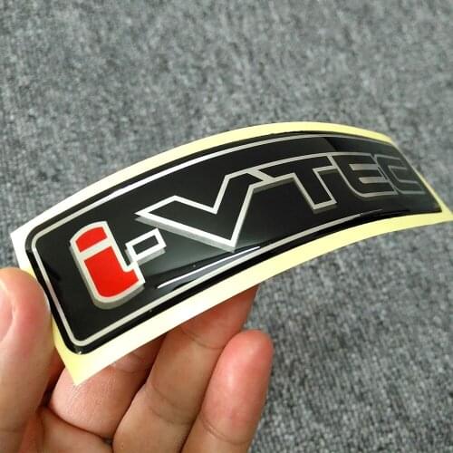 VTEC I-VTEC Logo Metal Car Styling Emblem Tail Body Badge Sticker For Honda Civic Accord Odyssey Spirior CRV SUV I - VTEC