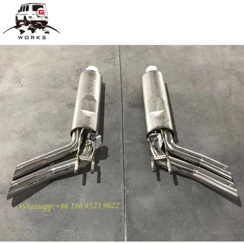 W463A G500 G63 exhaust for w464 g class 2019y design B style tips w463A stainless steel exhaust