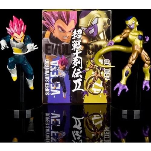 Japan Anime DBZ Frieza & Vegeta PVC Figure Figurine Toy Model Statue 19cm New With Box