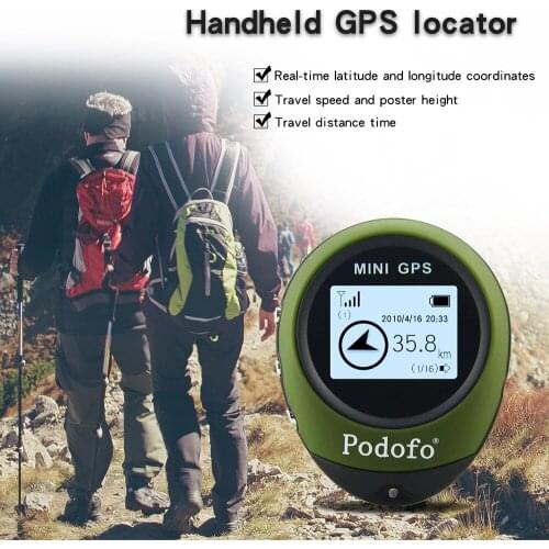 YHY Mini Portable Handheld Keychain GPS Tracker G0077 GPS Tracking Tool Pathfinding Locator Compass for Outdoor Sport Travel