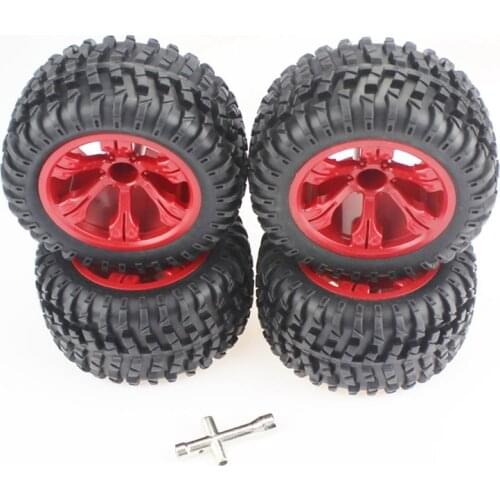 For Wltoys 12428 124019 124018 144001 RC Car Upgrade Parts Wheel Rim Large Tire Widened Tyre Spare Accessories