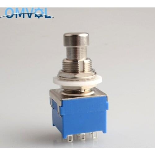 1PC 3PDT Switch Stomp Foot Pedal Switch True Bypass 9pins