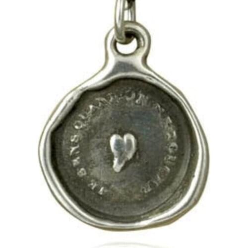 10pcs Sensitive Heart - I feel every touch Wax Seal Pendant Necklace