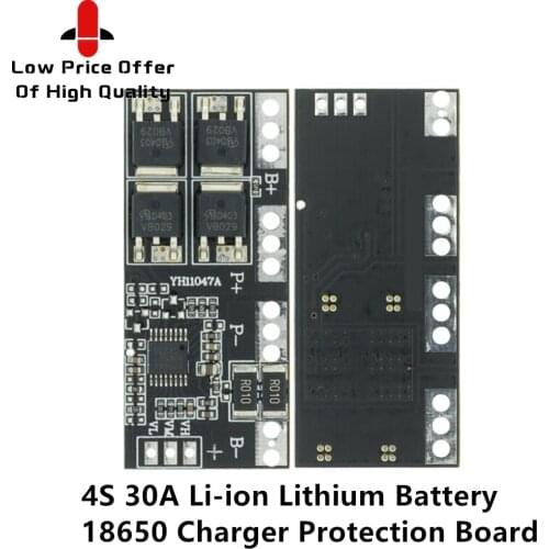 10PCS SAMIORE ROBOT 4S 30A Li-ion Lithium Battery 18650 Charger Protection Board 14.4V 14.8V 16.8V