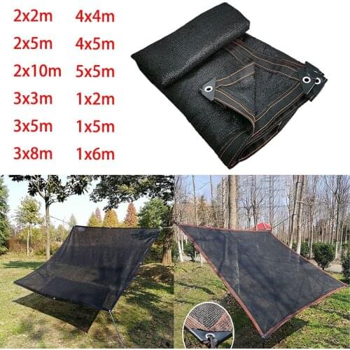 3pin 45% Shading Garden Sunshade Net UV Protection Black Sun Shade Nets Greenhouse Sun Sails Succulents Plants Cover Sun Shelter