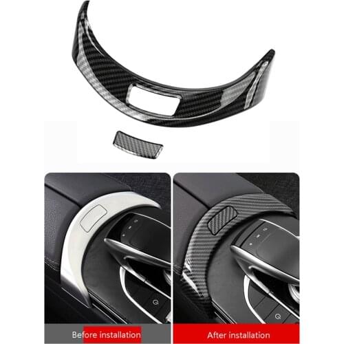 ABS Console Armrest Switch Button Trim for Mercedes Benz C Class W205 GLC Class X253 2015-2020 Central Storage Box Switch