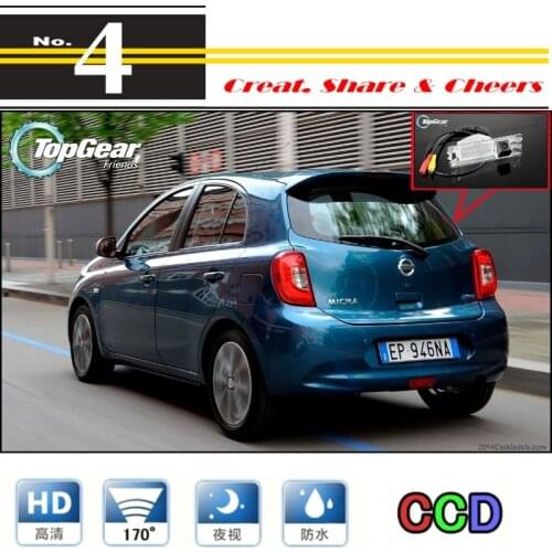 Car Camera For Nissan Micra / March High Quality Rear View Back Up Camera For PAL/ NTSC Use | CCD + RCA