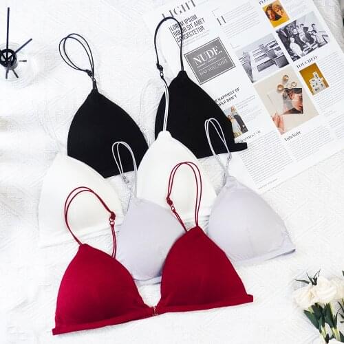 Wire Free Bras For Women Sexy Seamless Bra Front Closure Bra Push Up Bralette Brassiere Women Bra Soutien Gorge Femme