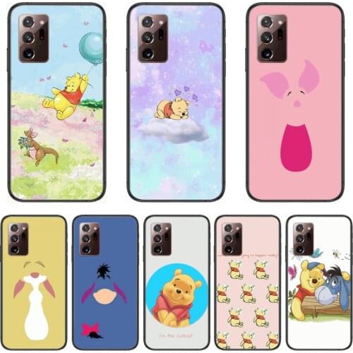 Phone Case Winnie the Pooh Tigger Piglet Donkey Eyeore Phone Case cover hull For SamSung note20 10 9 8 4 pro plus black prime