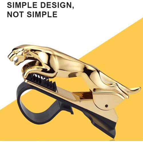 New Jaguar Design HUD Leopard Cellphone GPS Stand For Xiaomi 360 Degree Mount Bracket Adjustable Rotatable Clip Phone Holder