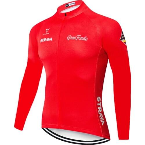 NEW STRAVA cycling jersey men summer spring quick dry maillot cyclisme homme long sleeve Cycling clothing road mtb bicycle shirt