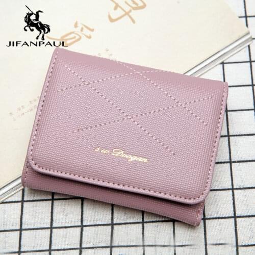 JIFANPAUL Womens stone pattern short cute big wallet ladies purse shopping hand-carrying small girl one package free shipping