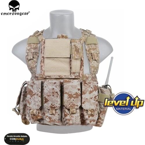 EMERSONGEAR RRV Tactical Vest W/Pouchs Set Hunting Vest With Dump Pouch Combat Protective Vest Chest Rig AOR1 EM7443