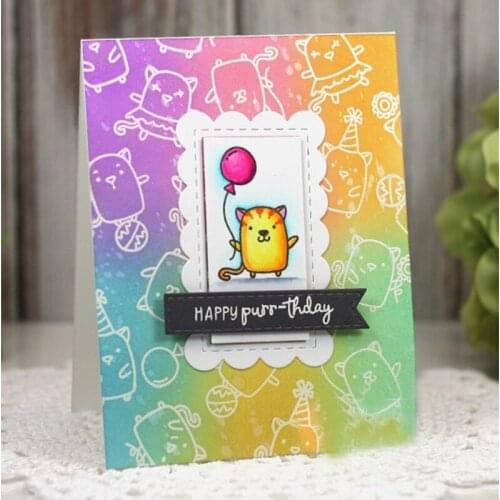 Cattitude Clear Stamps Set Seal for DIY Scrapbooking Album DIY Craft Decor Transparent Stempels Silicone New 2019