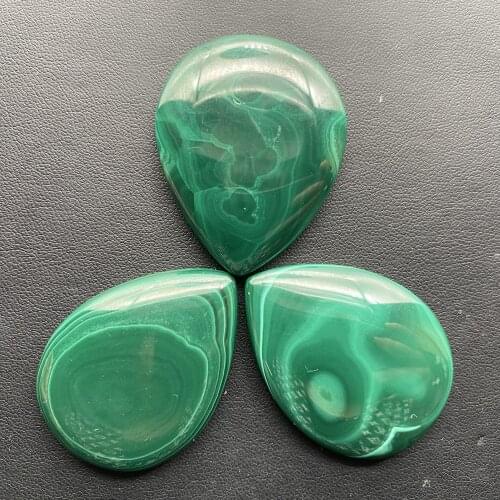 Real Natural Polishing Green Malachite Raw Quartz Stone Pendant For Necklace Gift 1pcs