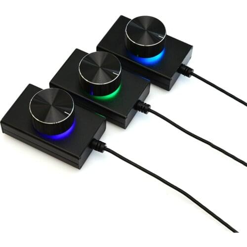 Taidacent Computer PC USB Volume Control Knob Volume Regulator Controller Audio Controller Lossless Speaker Sound Knob Switch