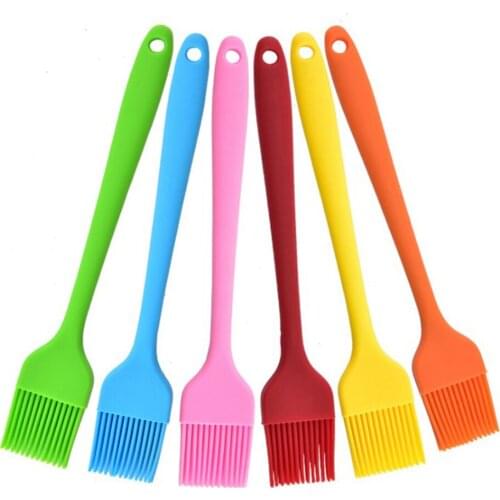 Silicone Heat Resistant Barbecue Baking Grilling Oil Basting Brush
