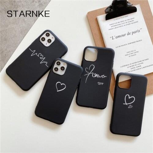 Cute Love Heart Silicone Phone Cover For Xiaomi Mi Note 10 Lite 11 10T 9T Pro 9 SE 8 A3 A2 Lite Play A1 5X 6X Soft Case