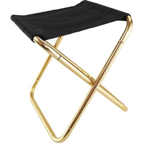 Chair Stool Folding Chair Outdoor Aluminium Alloy Fishing Chair Portable Hiking outdoor backrest Ultralight Barbecue