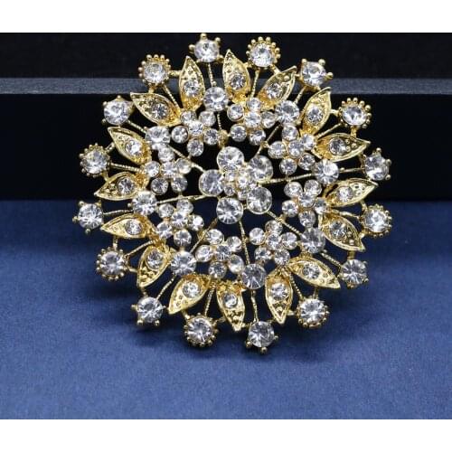 Rhinestones Gold Handmade Materials Jewelry Findings DIY Bouquet Kit Gold Party Jewelry Making Supplies Wedding Accessories SP04