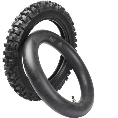 3.00-12 80/100-12 Inch Rear Tire & Inner Tube for Pister Pro Coolster Taotao Bik Dirt Pit Bike CRF50 SSR SDG Atomik
