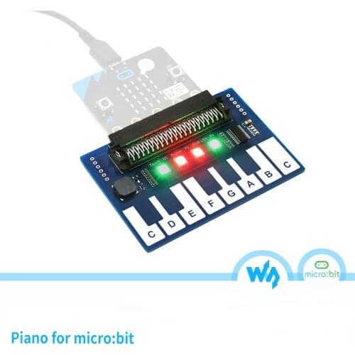 TTP229 Touch Keys Sensor Piano Module + RGB LED for BBC Micro:bit Microbit Accessories Programming Toys